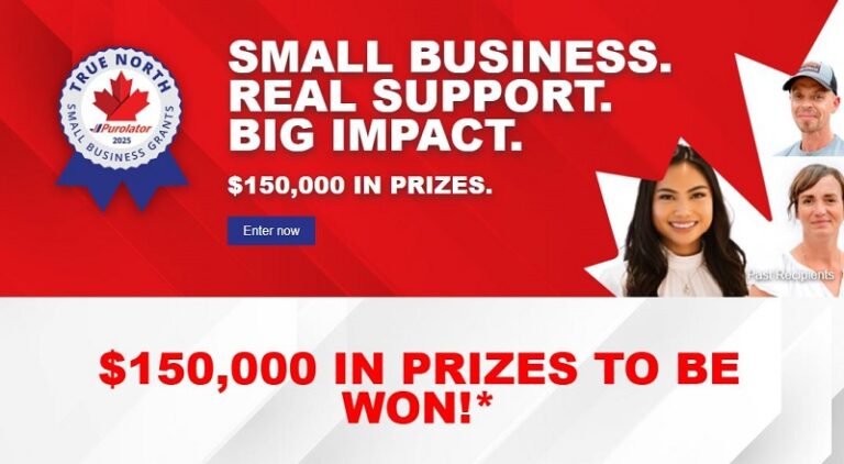 Purolator Canada True North Small Business Grant 2025