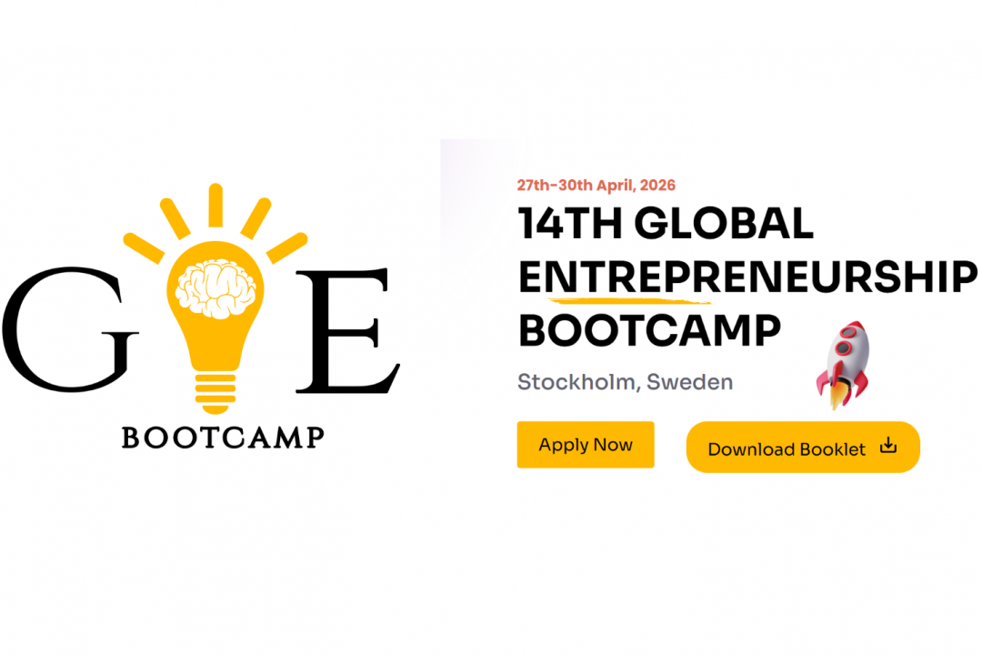 14th Global Entrepreneurship Bootcamp – Stockholm, Sweden (27–30 April 2026)