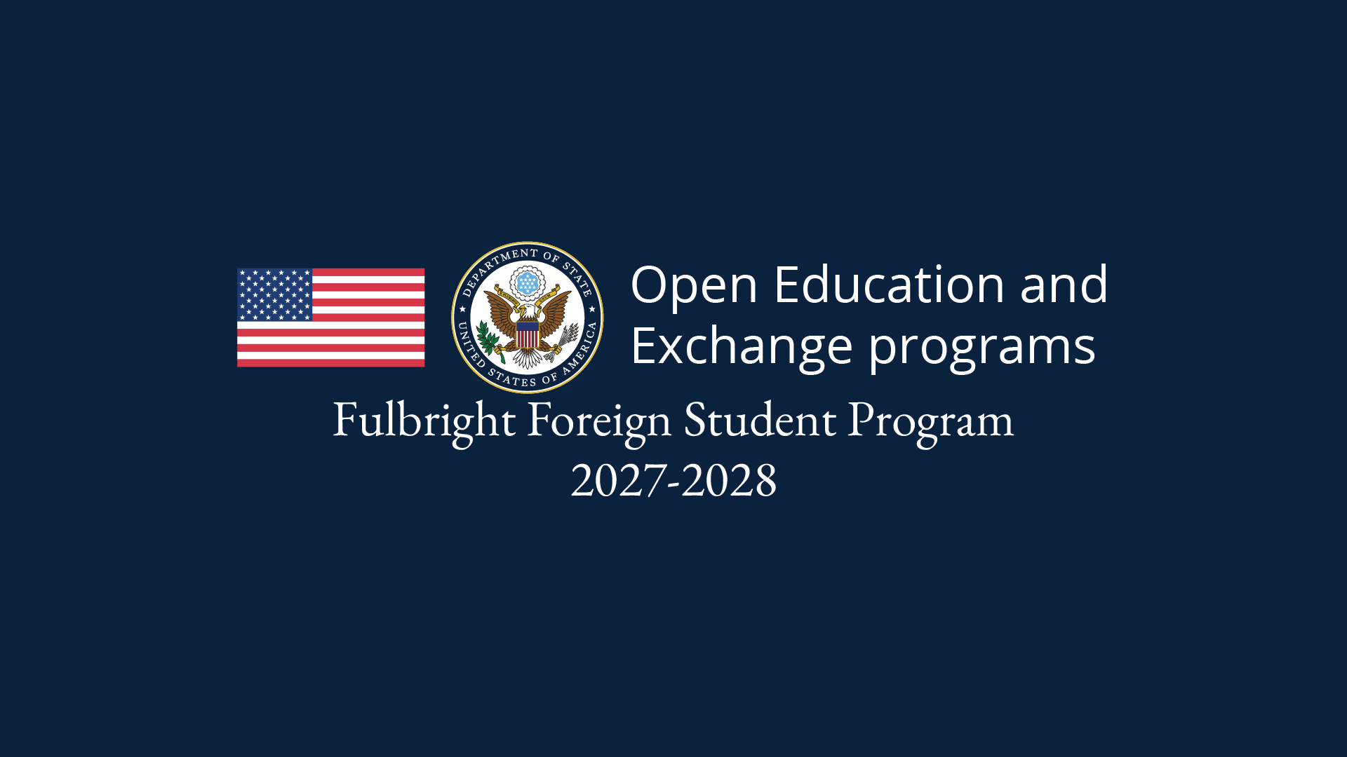 South African Fulbright Foreign Student Program 2027–2028 (Fully Funded Study in the USA)