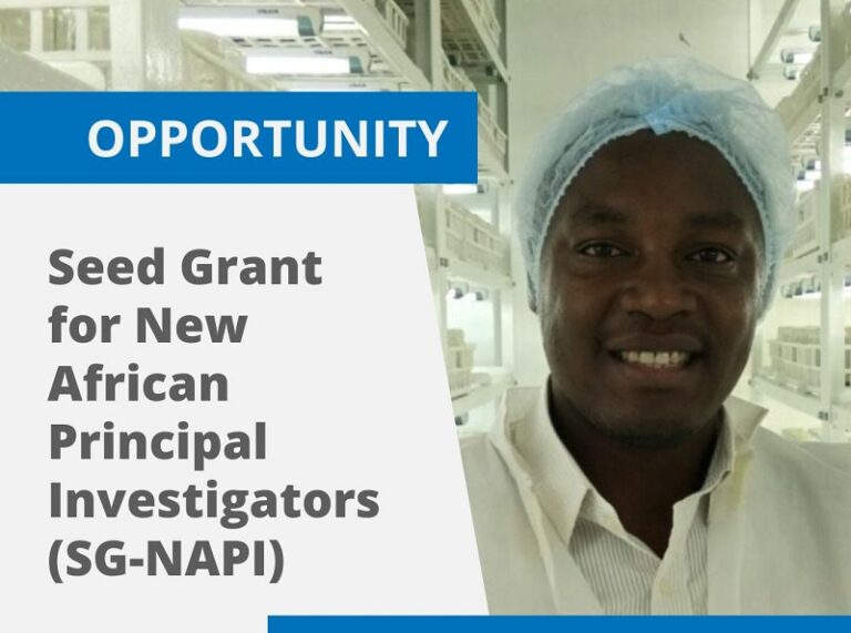 TWAS Seed Grant for New African Principal Investigators (SG-NAPI) 2026