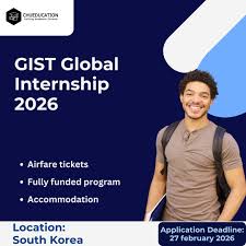 GIST Global Intern Program 2026 – Fully Funded Summer Research Internship in South Korea