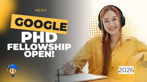 Google PhD Fellowship Program 2026